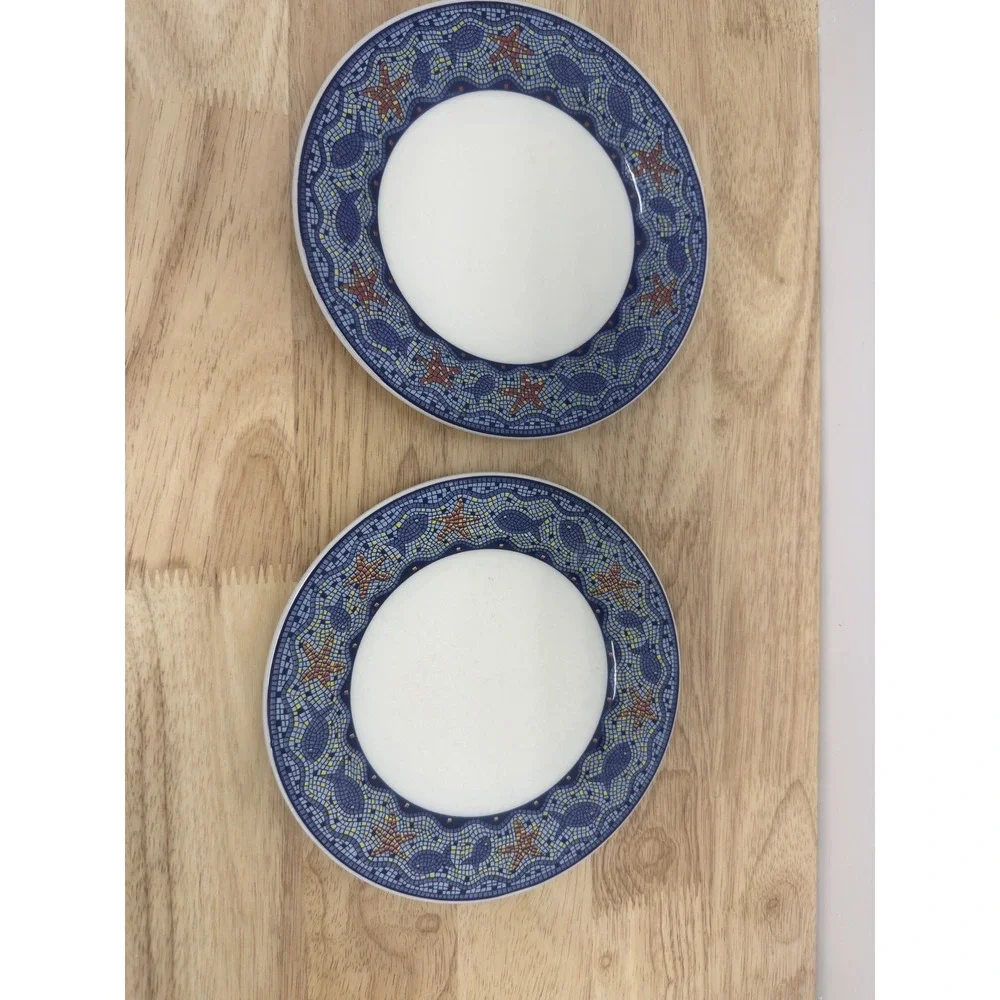 Lot of 2 EUC Pier One Dinner Plate 8